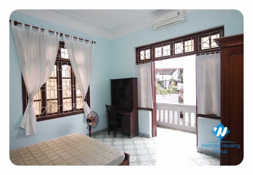 A nice  house with courtyard for rent in Ba Dinh district
